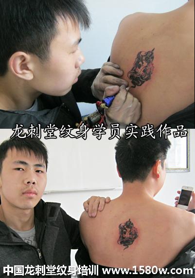 江苏学纹身学员实践作品